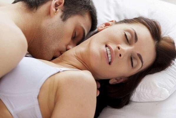 intimacy and discharge from a member of a person with sexual excitement